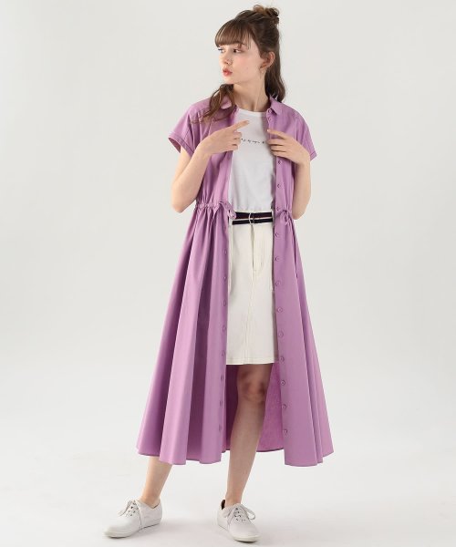 WD98 ROBE ロングシャツワンピース