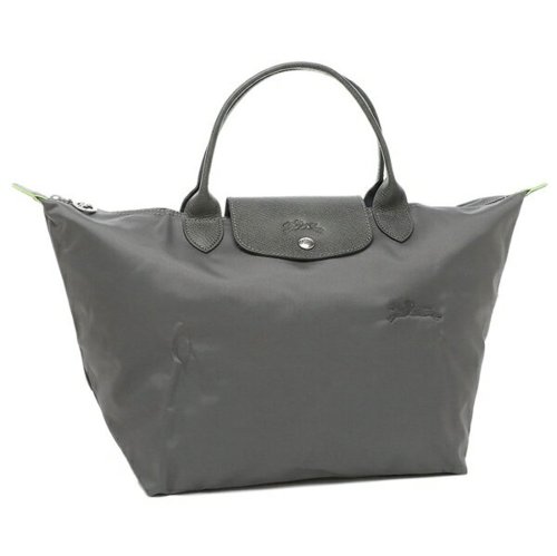 ロンシャン ハンドバッグ プリアージュグリーン Mサイズ グレー レディース LONGCHAMP 1623 919 P66