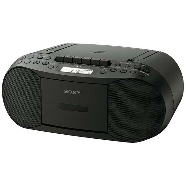 SONY CDカセットレコーダー ブラック CFD-S70 B