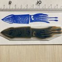 ハンドメイド　消しゴムはんこ　ダイオウイカ　印面のみ