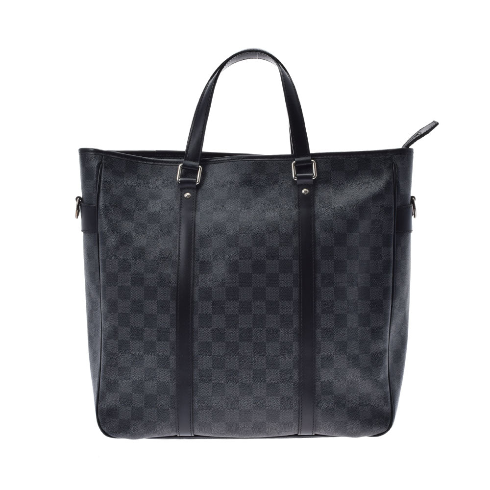 LOUIS VUITTON ルイヴィトン ダミエ グラフィット タダオ 2WAYバッグ 黒 N51192 メンズ ダミエグラフィットキャンバス ハンドバッグ ABランク 中古 