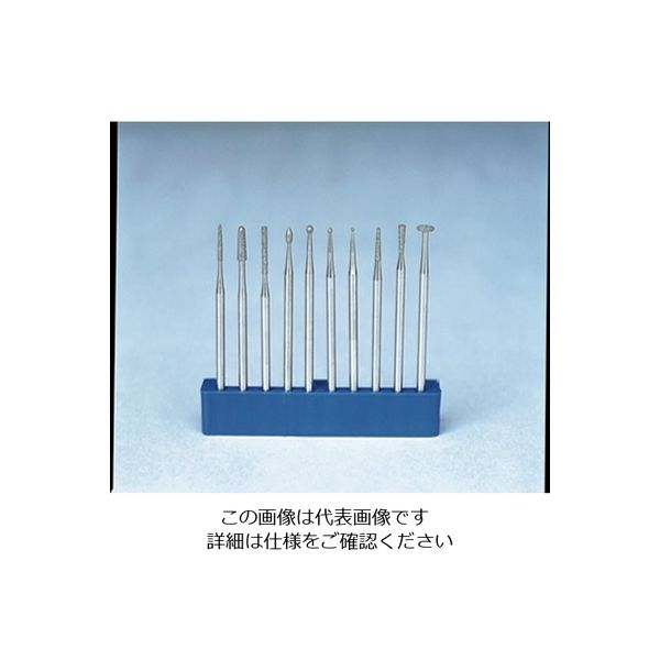 浦和工業 電着ダイヤモンド・バー Bセット（10本入） 1セット 6-8175-02（直送品）