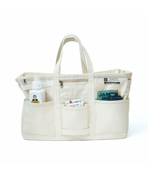 AS2OV / アッソブ CAVAS TOTE (M)－BE