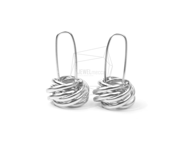 ERG-679-MR【2個入り】スパイラルシェイプチャーム,Spiral Shape Earring Charm