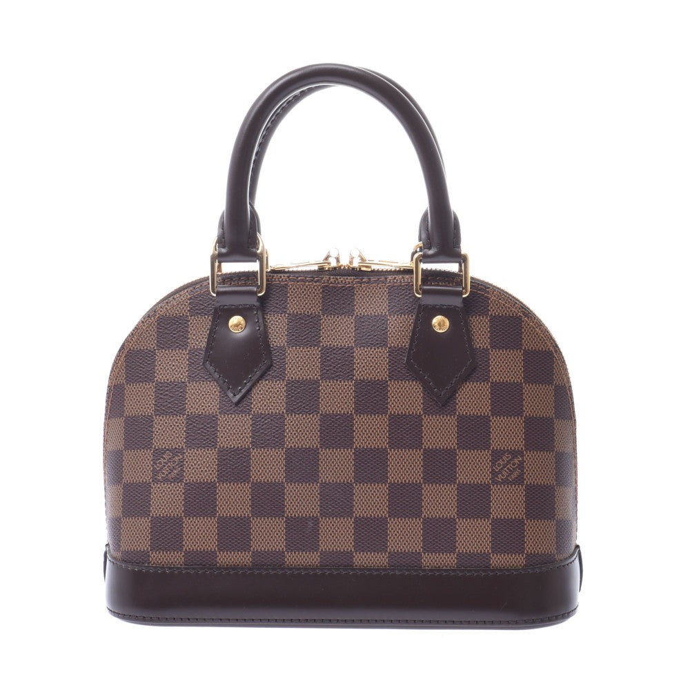 LOUIS VUITTON ルイヴィトン ダミエ アルマBB 2WAYバッグ ブラウン N41221 レディース ダミエキャンバス ハンドバッグ Aランク 中古 