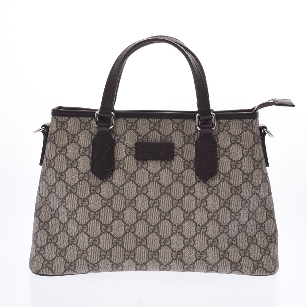 GUCCI グッチ GGスプリーム 2WAYバッグ  ベージュ/ブラウン 429019 レディース GGスプリームキャンバス レザー トートバッグ Aランク 中古 