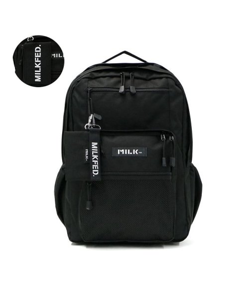 ミルクフェド リュック MILKFED. リュックサック W ZIP BACKPACK 通学 バックパック デイパック A4 23L 103202053019