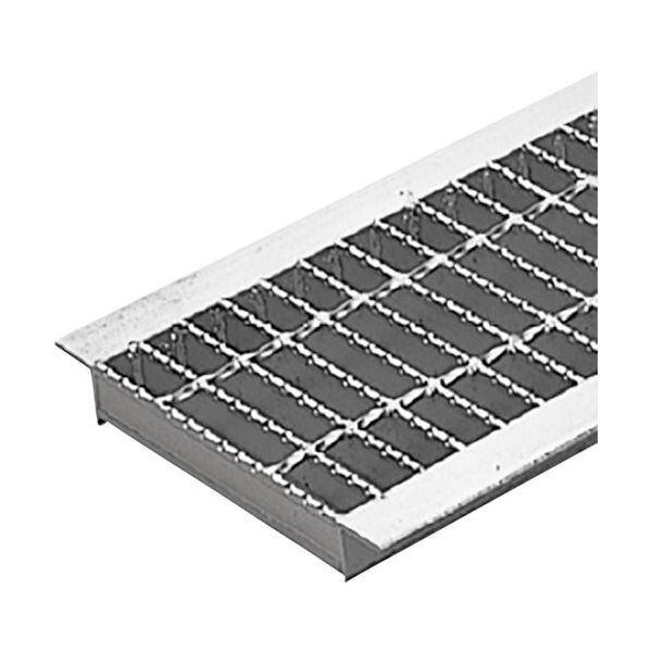 カネソウ スチール製グレーチング 滑り止め模様付 歩道U字溝用 クッション付 HXHU-P-3044 1枚 337-5802（直送品）