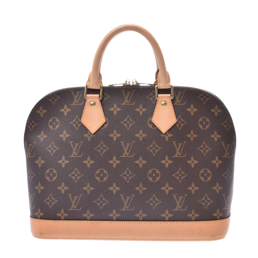 LOUIS VUITTON ルイヴィトン モノグラム アルマ 黒 M51130 レディース モノグラムキャンバス ハンドバッグ ABランク 中古 