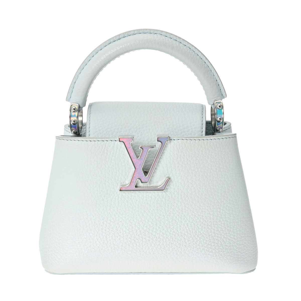 LOUIS VUITTON ルイヴィトン カプシーヌ MINI 2WAY ブルーグラシエール M23289 レディース トリヨンレザー ハンドバッグ ABランク 中古 