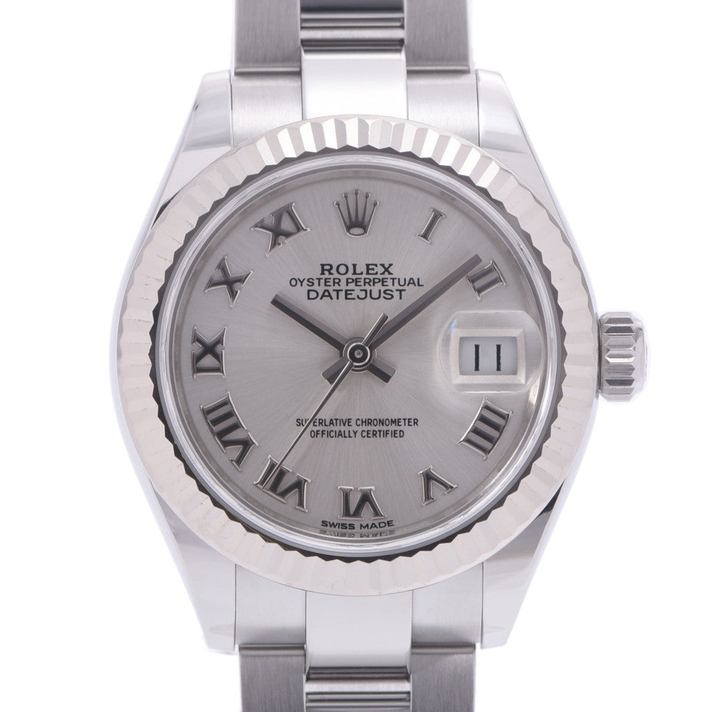 ROLEX ロレックス デイトジャスト 279174 レディース SS/WG 腕時計 自動巻き シルバー文字盤 Aランク 中古 