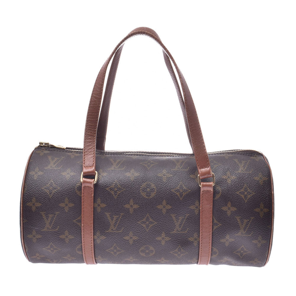 LOUIS VUITTON ルイヴィトン モノグラム パピヨンGM 旧型 ブラウン M51385 レディース ハンドバッグ Bランク 中古 