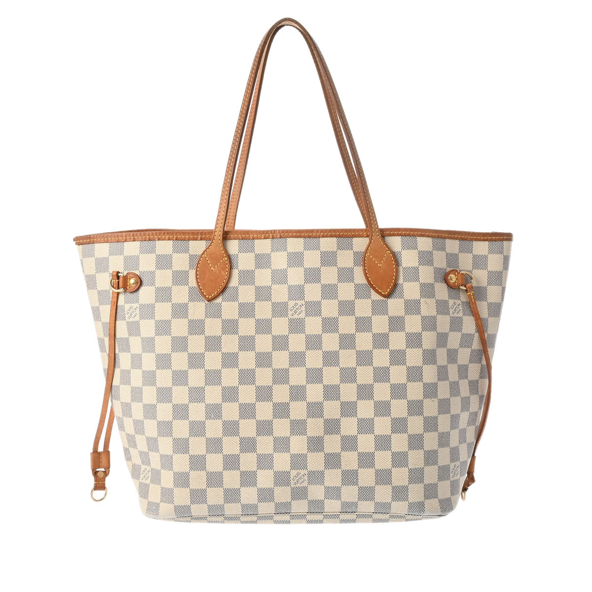 LOUIS VUITTON ルイヴィトン ダミエアズール ネヴァーフル MM 旧型 ホワイト N51107 レディース ダミエアズールキャンバス トートバッグ Bランク 中古 