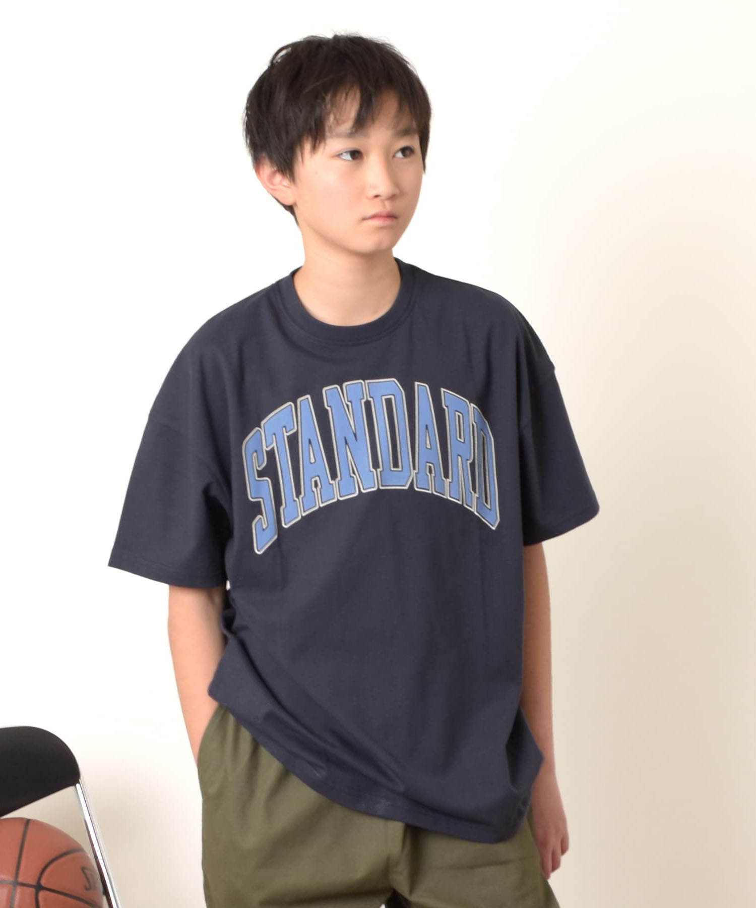 グラソス/【STREET】クラックロゴプリントビッグ半袖Tシャツ