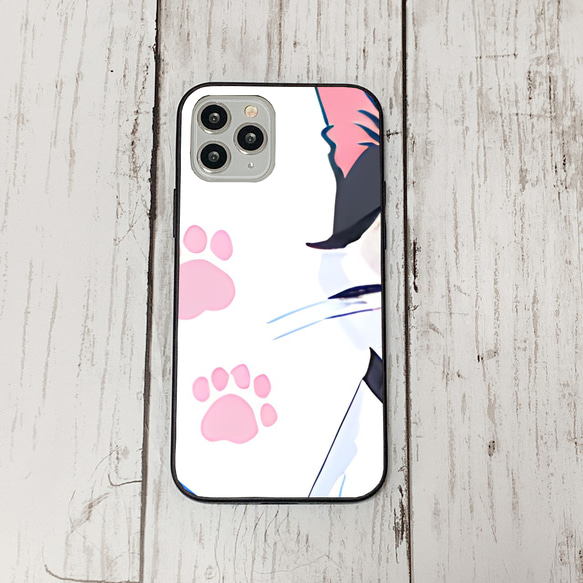 iphoneケース2-2-45 iphone 強化ガラス ねこ・猫・ネコ 箱1 かわいい アイフォン iface