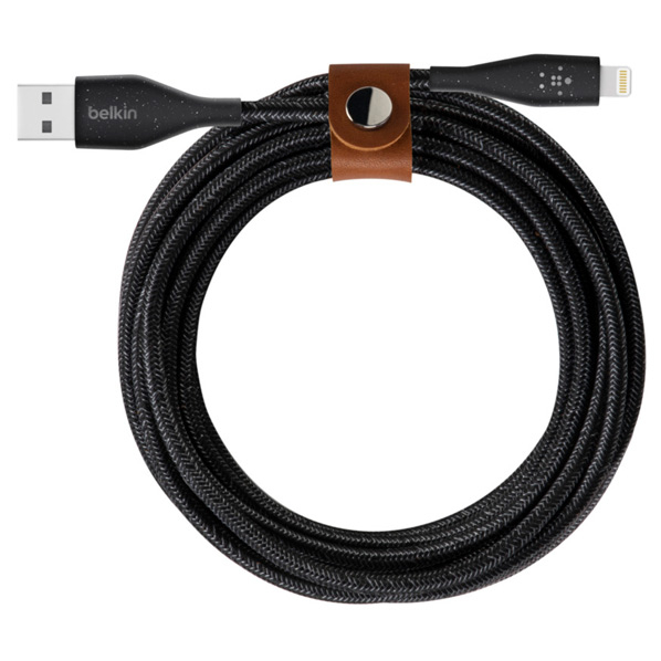 BELKIN DuraTek Plus USB-A to ライトニングケーブル(3m) ブラック F8J236BT10-BLK