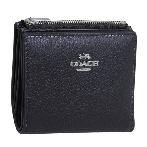 COACH コーチ BIFOLD SNAP WALLET バイフォールド スナップ 二つ折り 財布 レザー