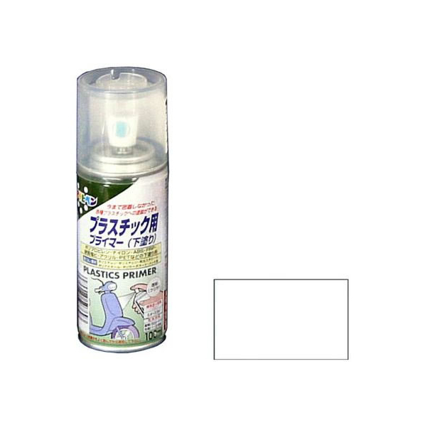 アサヒペン プラスチック用プライマー 100ml クリヤ FC147PK