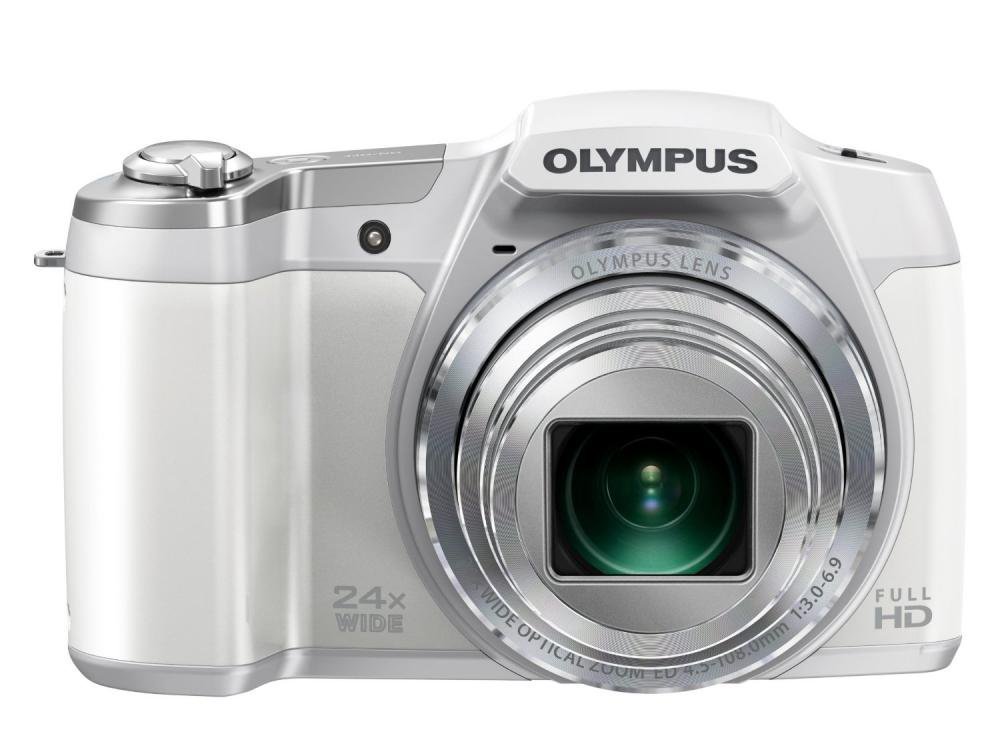 OLYMPUS デジタルカメラ STYLUS SZ-16 1600万画素CMOS 光学24倍ズーム 広角25mm ホワイト SZ-16 WHT