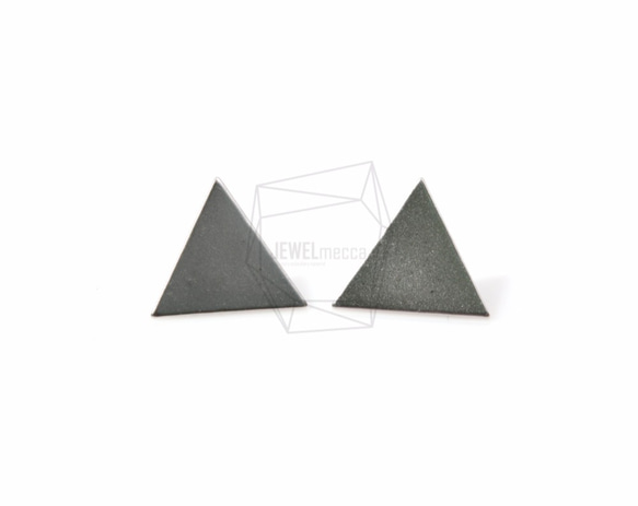 ERG-489-MR【2個入り】トライアングルピアス,Flat Triangle Shape Earring Post