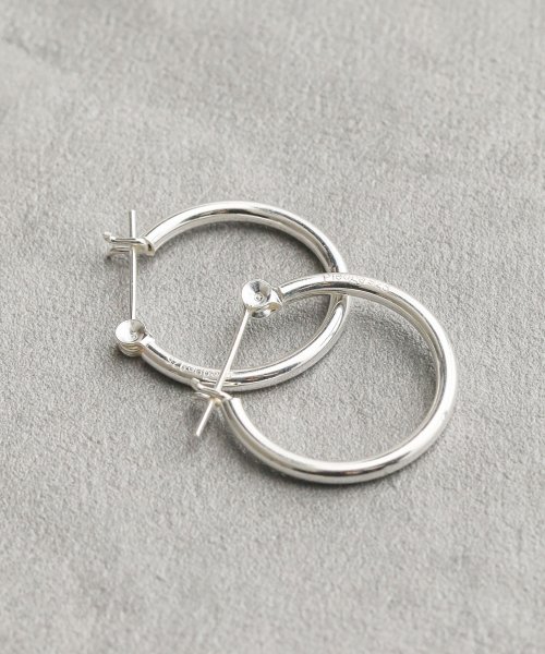 【Al】【PA23001】【Pledge】Silver 925 Hoop Earrings