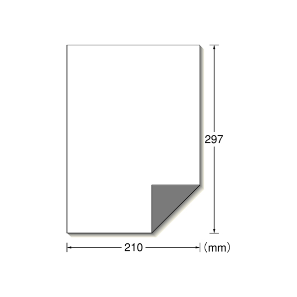 エーワン ラベルシール[下地隠せて修正]A4 ノーカット 12シート F895285-31659