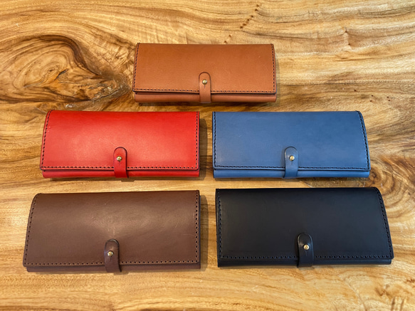 限定レザー【Ponte Shoulders】Giboshi Long Wallet ギボシ長財布