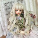 BJD 1/3 1/4  1/6人形 ドール用ウィッグ カツラ 耐熱 ハンドメイドzxww-378