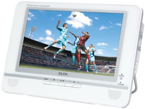 ELPA 防水ポータブルDVDプレーヤ(フルセグ&ワンセグ付)ADK-BPD200TV【中古品】