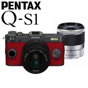 PENTAX ミラーレス一眼デジタルカメラ Q-S1 ダブルズームキット【中古品】