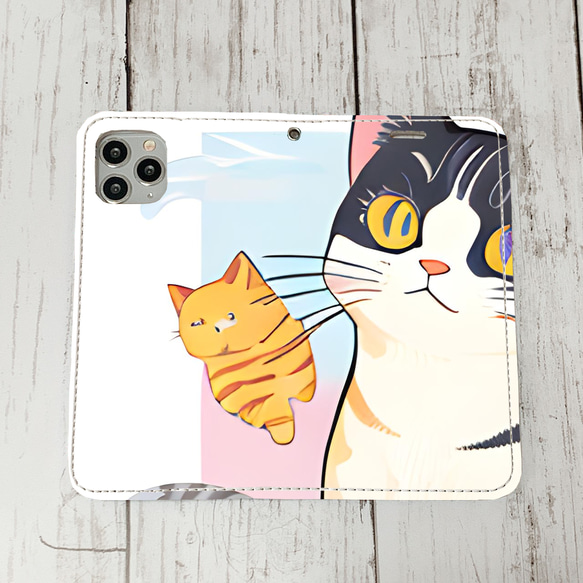 iphoneケース1-3-35 iphone 手帳 ねこ・猫・ネコ 箱1 かわいい アイフォン iface