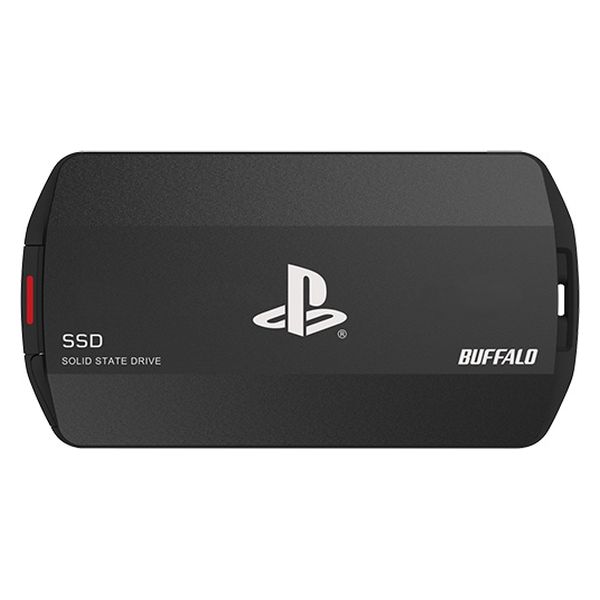 バッファロー  ＰｌａｙＳｔａｔｉｏｎ（Ｒ）５　公式ライセンス商品　ポータブルＳＳＤ　高速モデル　４．０ＴＢ SSD-PHO4.0U3-B（直送品）