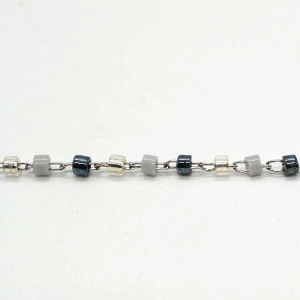 beads-C-004 ビーズチェーンMIX（クリスタル系）約1.5ｍｍ【50cm】