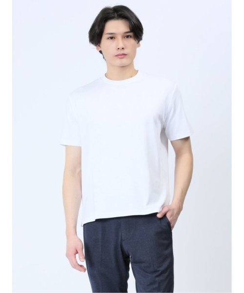 【DRESS T－SHIRT】綿ストレッチ クルーネック半袖Tシャツ メンズ Tシャツ カットソー カジュアル インナー トップス ギフト プレゼント