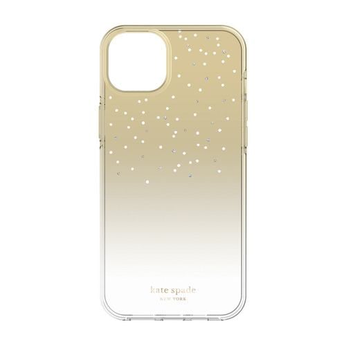 kate spade new york KSIPH-228-MOGLD 2022 iPhone 14 Plus用スマートフォンケース [ Gold Metallic Ombre ] ゴールド