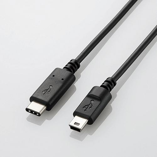 エレコム USB2.0ケーブル(認証品、C-miniB) 2.0m U2C-CM20NBK