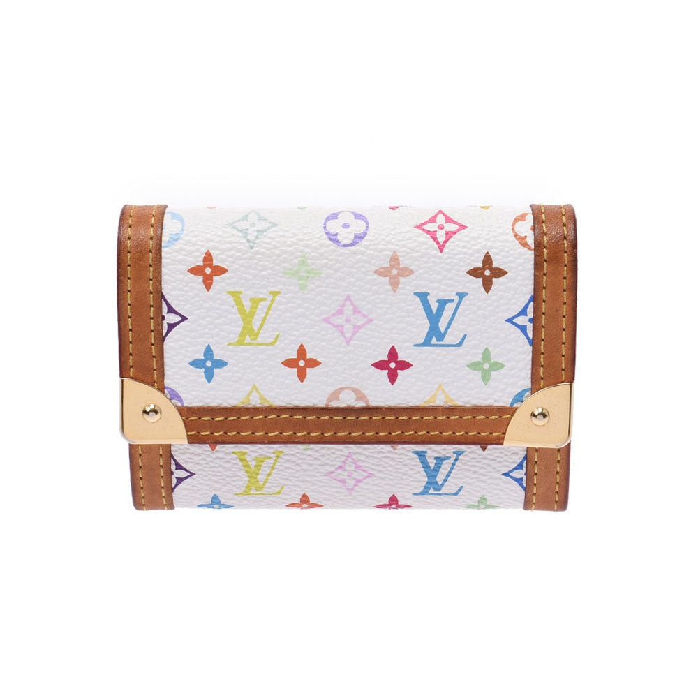 LOUIS VUITTON ルイヴィトン マルチカラー ポルトモネ プラ ブロン M92657 レディース モノグラムマルチカラー コインケース  Bランク 中古