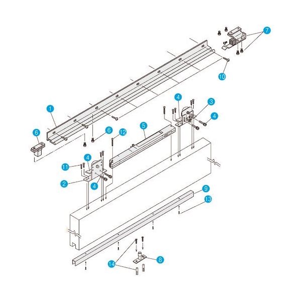 ダイケン スライデックス 傾斜レールタイプ（自閉式） HCS-JH30型 右引き HCS-JH30R 162-1923（直送品）