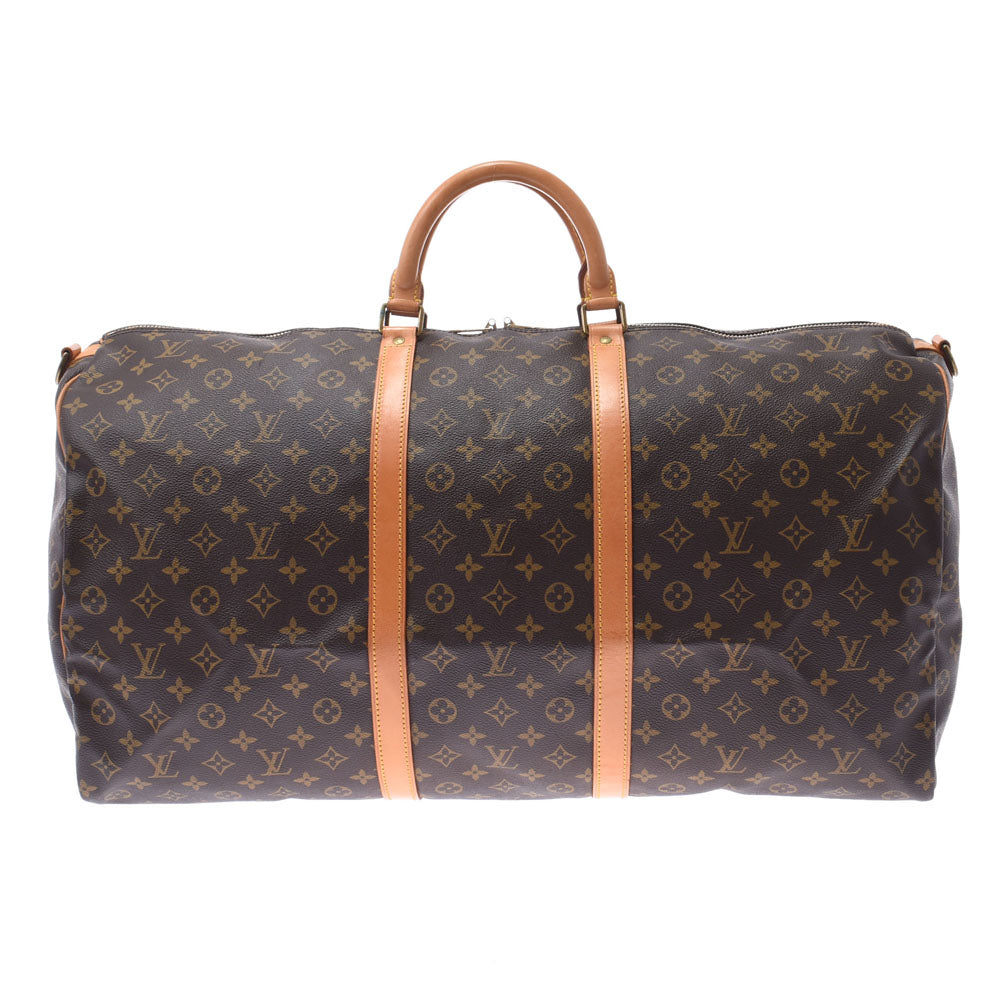 LOUIS VUITTON ルイヴィトン モノグラム キーポルバンドリエール60 ブラウン M41412 ユニセックス モノグラムキャンバス ボストンバッグ Bランク 中古 