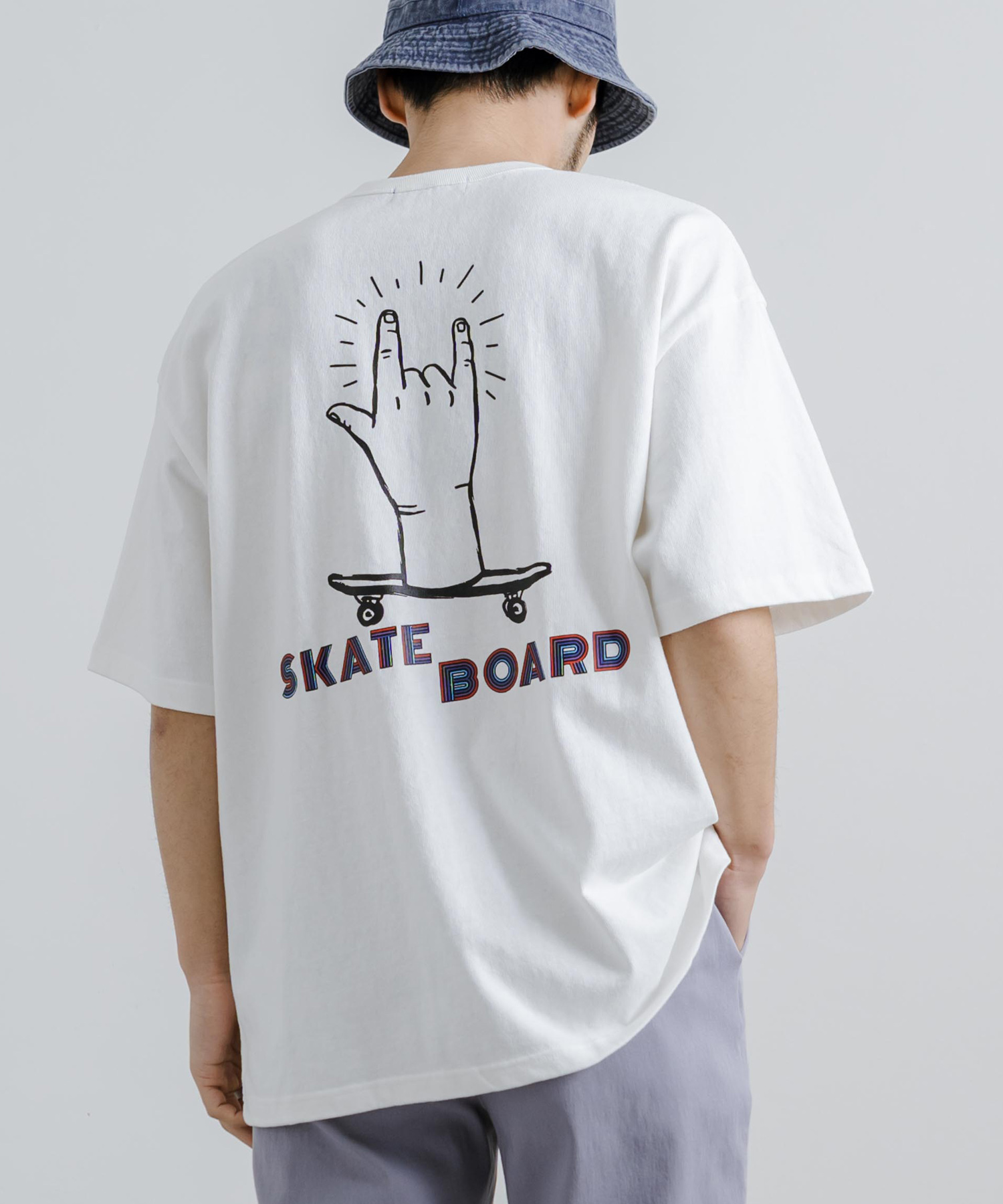 ロッキーモンロー/プリントT 半袖 Tシャツ メンズ レディース カットソー クルーネック イラス･･･