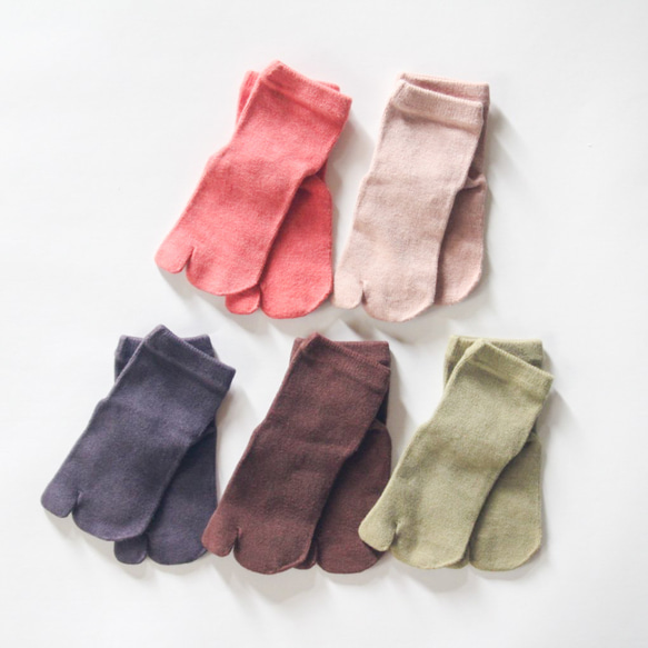 草木染＊足袋socks TABI　〔5colors〕