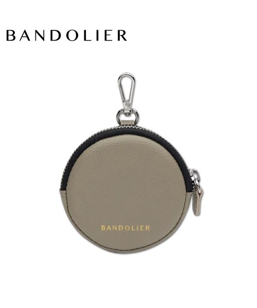 BANDOLIER バンドリヤー 小物入れ レザー 小さめ 薄型 ミニラウンド ポーチ グレージュ メンズ レディース MINI ROUND POUCH GRE