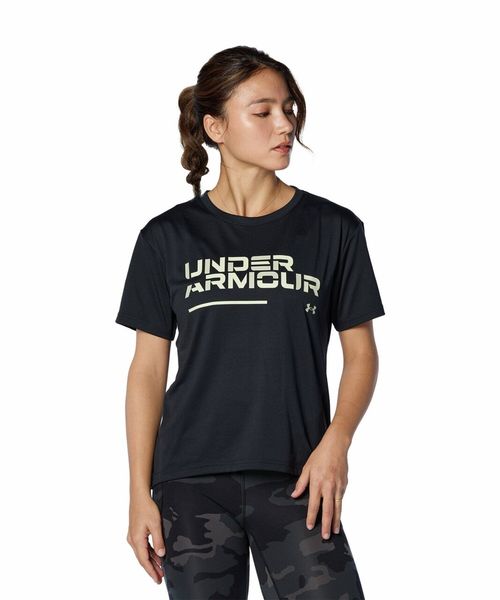 アンダーアーマー/UA TECH CROP GRAPHIC SHORT SLEEVE T－SHIRT