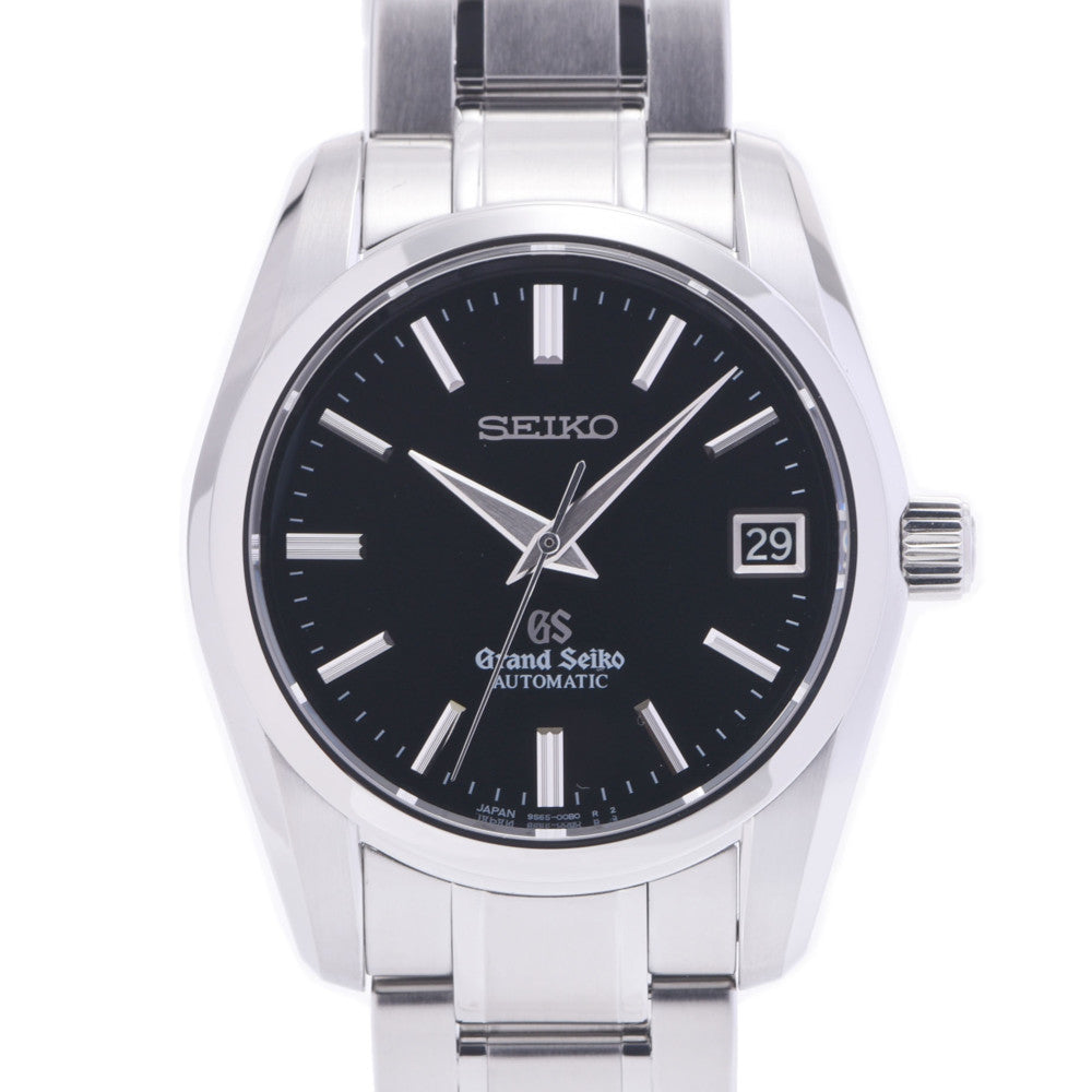 SEIKO セイコー グランドセイコー SBGR053 メンズ SS 腕時計 自動巻き 黒文字盤 Aランク 中古 