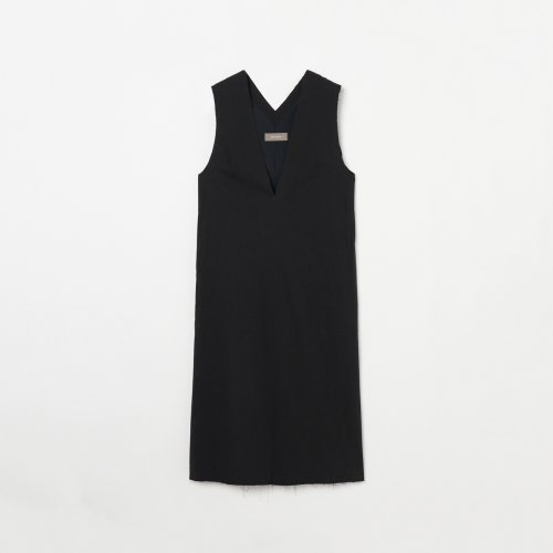 DEEP V NECK DRESS