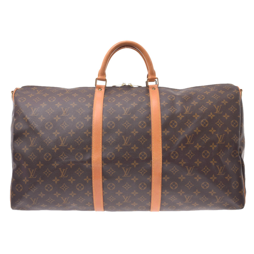 LOUIS VUITTON ルイヴィトン モノグラム キーポル60 ブラウン M41412 ユニセックス モノグラムキャンバス ボストンバッグ Bランク 中古 