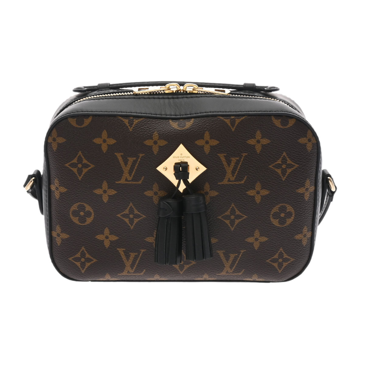 LOUIS VUITTON ルイヴィトン モノグラム サントンジュ ノワール M43555 レディース モノグラムキャンバス ショルダーバッグ Aランク 中古 