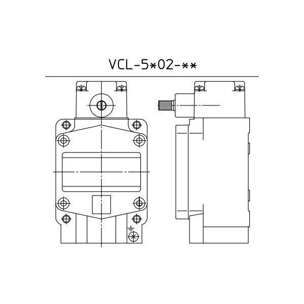 アズビル リミットスイッチ VCLー5102 VCL-5102 1個（直送品）