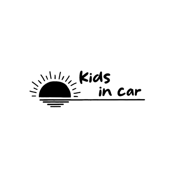 キッズインカー　ベビーインカー ステッカー　Kids in car Baby on board