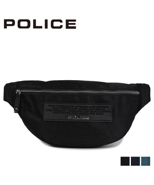 ポリス POLICE バッグ ウエストバッグ ボディバッグ メンズ レディース BODY BAG ブラック ネイビー グリーン 黒 PA－64001